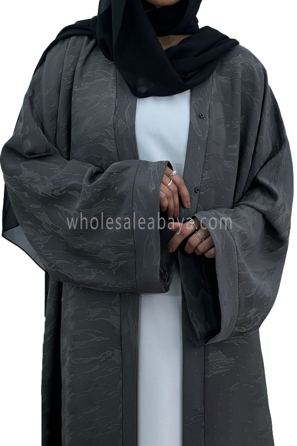 Classic Jacquard Abaya 30051