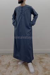 Men's Traditional Emirati Style Thoube 90008 ER TR B3