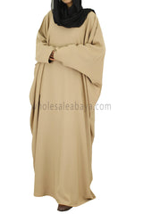 Butterfly Abaya C-8 Beige