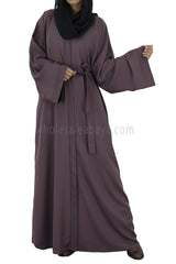 30051 C-3 Mauve Open Abaya