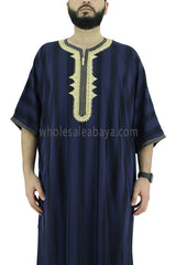 Moroccan Stripped  Thoube Half Sleeve 90040