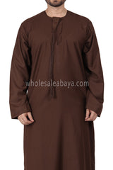 Men's Traditional Emarati Style Thoube 90008 ER  C-D