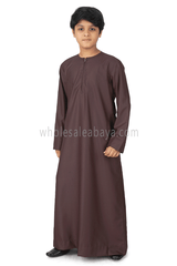 Omani Style Boy's Thoube 10008  RL7  Burgundy